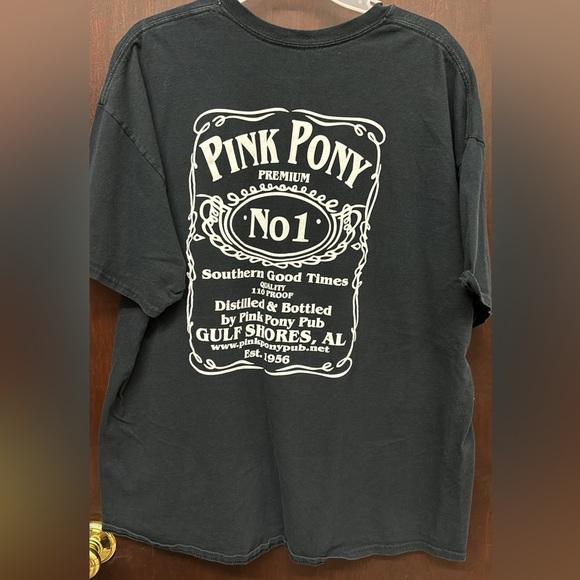 Gildan 2x Pink Pony Gulf Shorts Tshirt B2 - Picture 2 of 3